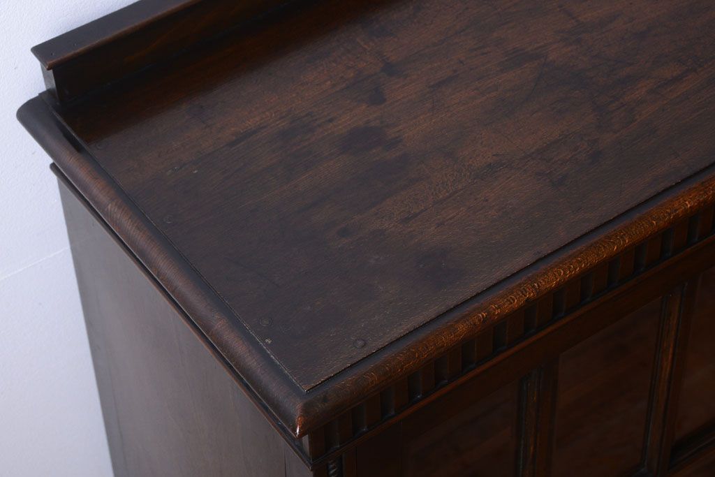 アンティーク家具　アンティーク　日本製　高級品!脚付きサイドボード