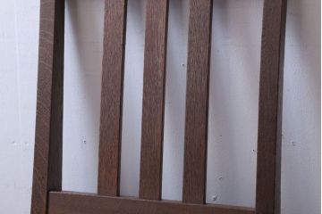 レトロ家具　和製アンティーク　ナラ材製!レトロなシンプルチェア(3)