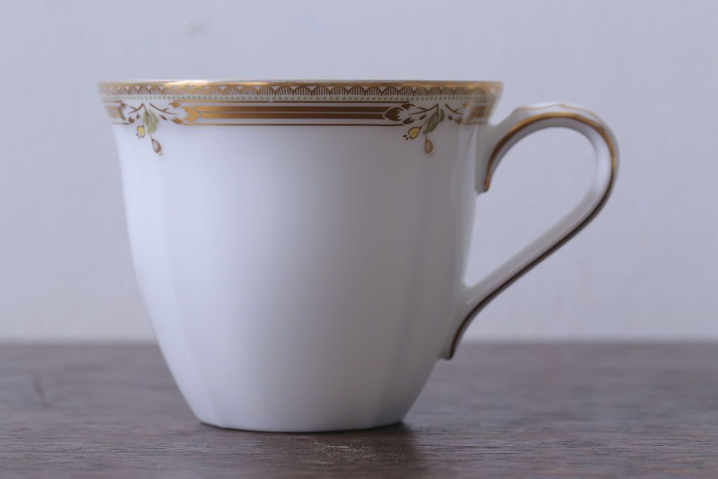 アンティーク雑貨　中古　ノリタケ(Noritate)　Contessa(コンテッサ)シリーズ　カップ&ソーサー5客セット