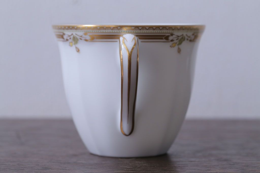 アンティーク雑貨　中古　ノリタケ(Noritate)　Contessa(コンテッサ)シリーズ　カップ&ソーサー5客セット