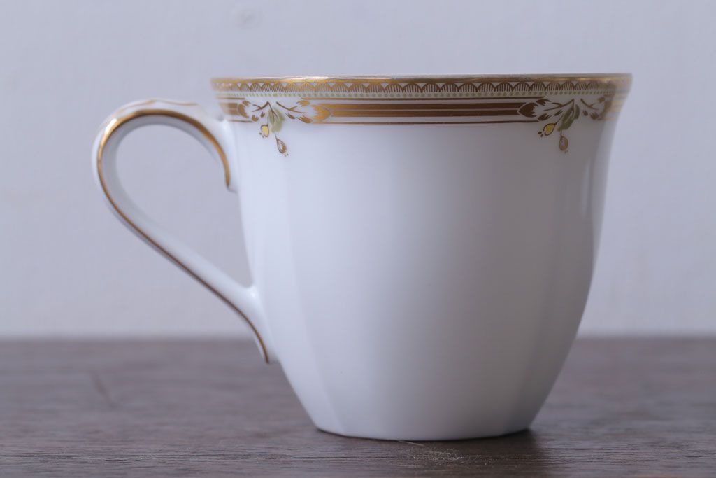 アンティーク雑貨　中古　ノリタケ(Noritate)　Contessa(コンテッサ)シリーズ　カップ&ソーサー5客セット