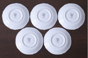 アンティーク雑貨　中古　ノリタケ(Noritate)　Contessa(コンテッサ)シリーズ　カップ&ソーサー5客セット