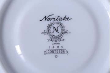 アンティーク雑貨　中古　ノリタケ(Noritate)　Contessa(コンテッサ)シリーズ　カップ&ソーサー5客セット