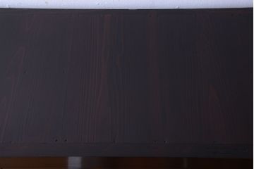 アンティーク家具　古民具・骨董　明治期　重厚な鉄脚付き!六尺水屋箪笥サイドボード