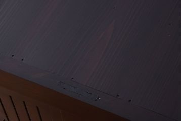 アンティーク家具　古民具・骨董　明治期　重厚な鉄脚付き!六尺水屋箪笥サイドボード