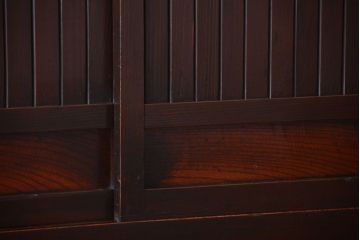 アンティーク家具　古民具・骨董　明治期　重厚な鉄脚付き!六尺水屋箪笥サイドボード