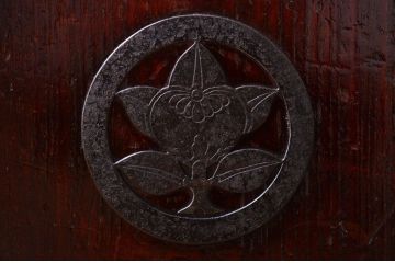 アンティーク家具　古民具・骨董　明治期　佐渡　半櫃(はんがい)　アンティーク船箪笥(舟箪笥、衣装箪笥)