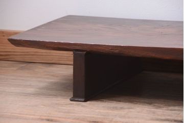 アンティーク家具　和製アンティーク　天板一枚板!古い木の大きな裁ち板(1)