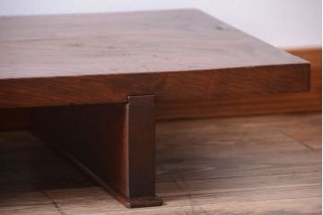 アンティーク家具　和製アンティーク　天板一枚板!古い木の大きな裁ち板(1)