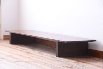 アンティーク家具　和製アンティーク　天板一枚板!古い木の大きな裁ち板(2)