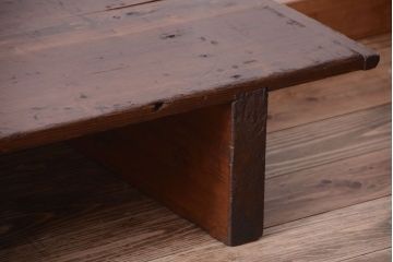アンティーク家具　和製アンティーク　天板一枚板!古い木の大きな裁ち板(2)