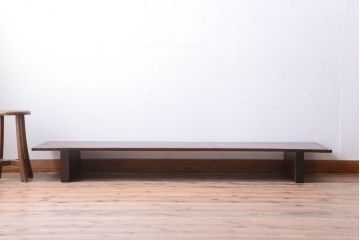 アンティーク家具　和製アンティーク　天板一枚板!古い木の大きな裁ち板(3)