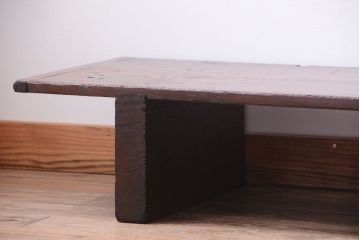 アンティーク家具　和製アンティーク　天板一枚板!古い木の大きな裁ち板(3)