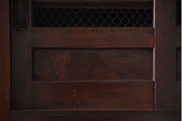 アンティーク家具　古民具・骨董　明治期　重厚な鉄脚付き!六尺水屋箪笥サイドボード(2)