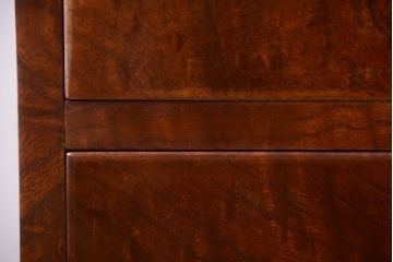 アンティーク家具　和製アンティーク　前面欅玉杢材!半箪笥(衣装箪笥ローボード)(1)