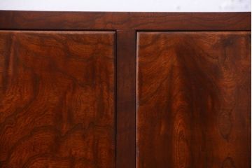 アンティーク家具　和製アンティーク　前面欅玉杢材!半箪笥(衣装箪笥ローボード)(2)