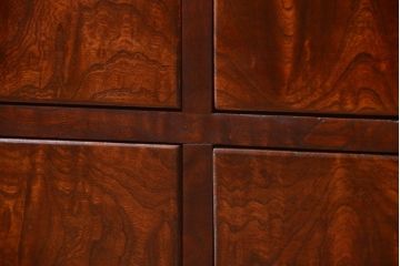 アンティーク家具　和製アンティーク　前面欅玉杢材!半箪笥(衣装箪笥ローボード)(2)