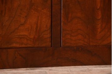 アンティーク家具　和製アンティーク　前面欅玉杢材!半箪笥(衣装箪笥ローボード)(2)