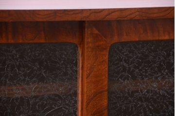 アンティーク家具　和製アンティーク　前面欅玉杢材!時代箪笥ローボード