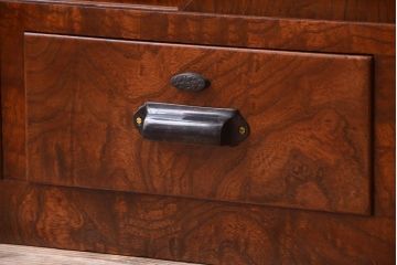 アンティーク家具　和製アンティーク　前面欅玉杢材!時代箪笥ローボード