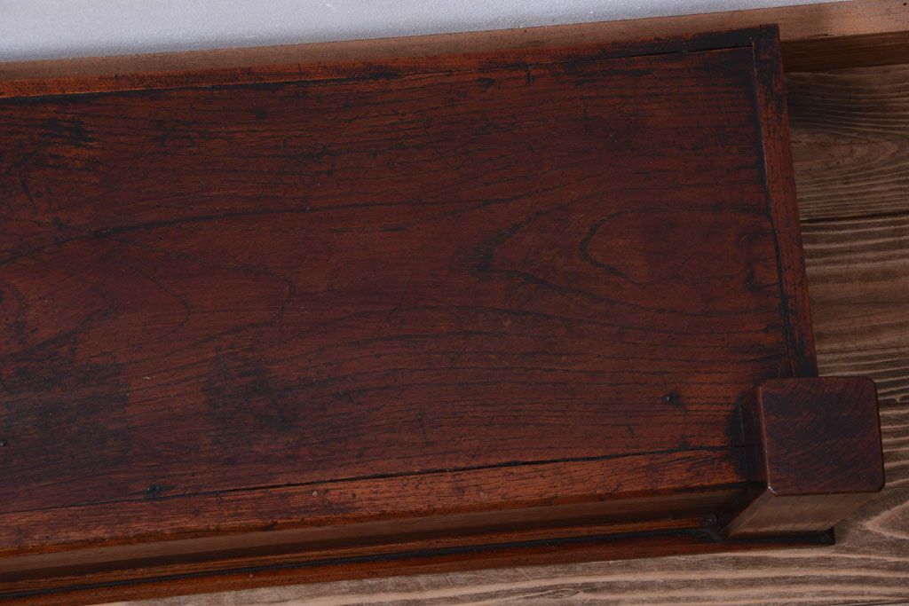 アンティーク家具　和製アンティーク　古い木の小振りな置床(置き床)