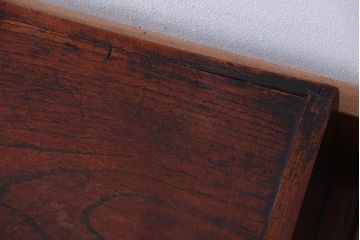 アンティーク家具　和製アンティーク　古い木の小振りな置床(置き床)