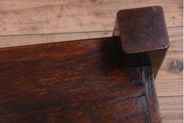 アンティーク家具　和製アンティーク　古い木の小振りな置床(置き床)