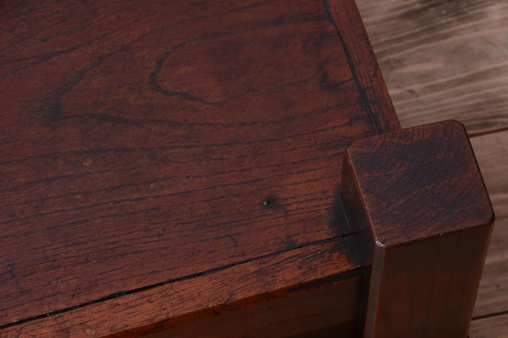 アンティーク家具　和製アンティーク　古い木の小振りな置床(置き床)