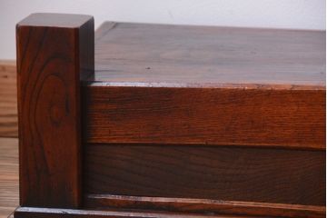 アンティーク家具　和製アンティーク　古い木の小振りな置床(置き床)