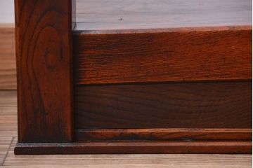 アンティーク家具　和製アンティーク　古い木の小振りな置床(置き床)