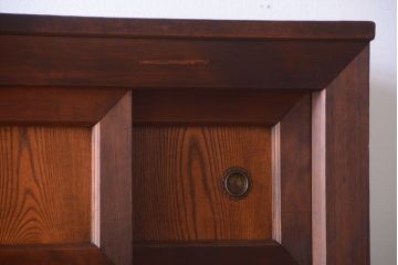 アンティーク家具　和製アンティーク　透かし彫り!古い関西四尺水屋箪笥