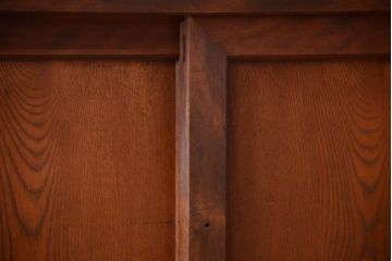 アンティーク家具　和製アンティーク　透かし彫り!古い関西四尺水屋箪笥