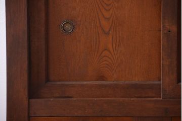 アンティーク家具　和製アンティーク　透かし彫り!古い関西四尺水屋箪笥