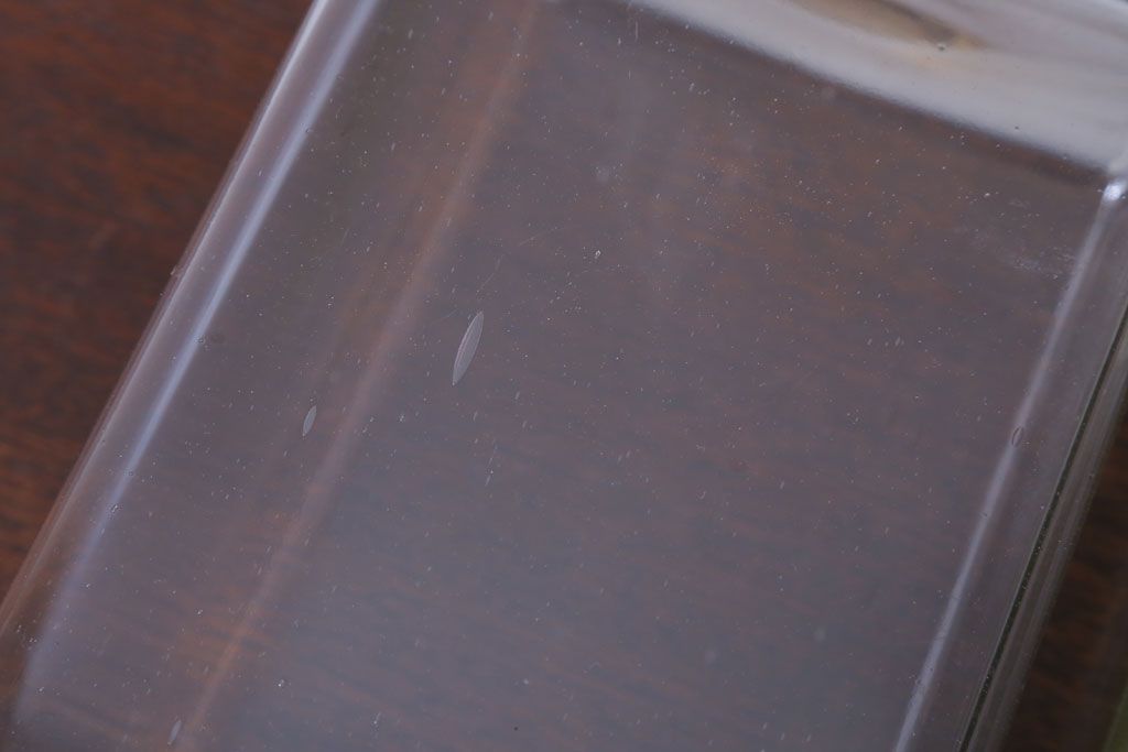 アンティーク雑貨　昭和レトロ　古い駄菓子屋のガラス瓶(ビン)2個セット(3)