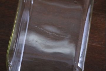 アンティーク雑貨　昭和レトロ　古い駄菓子屋のガラス瓶(ビン)2個セット(3)