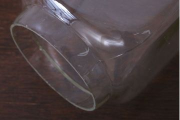 アンティーク雑貨　昭和レトロ　古い駄菓子屋のガラス瓶(ビン)2個セット(3)