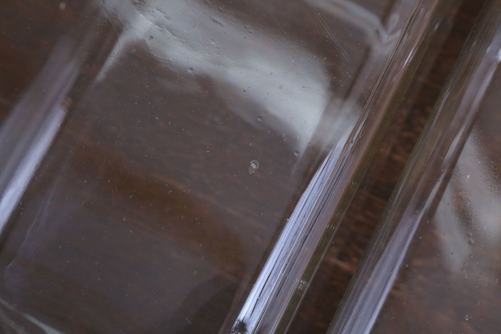 アンティーク雑貨　昭和レトロ　古い駄菓子屋のガラス瓶(ビン)2個セット(3)