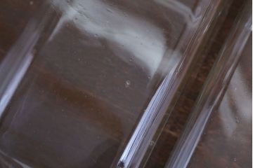 アンティーク雑貨　昭和レトロ　古い駄菓子屋のガラス瓶(ビン)2個セット(3)