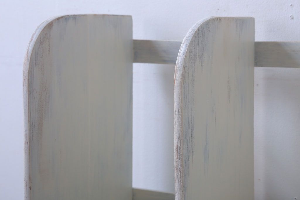 アンティーク家具　アンティークペイント　引き出し付き!小さな古い木の本立て