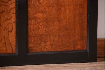 和製アンティーク　鏡板欅材!古い木のドア(扉)