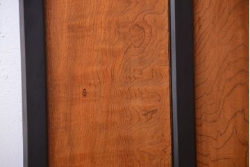 和製アンティーク　鏡板欅材!古い木のドア(扉)