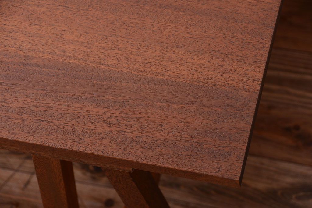 アンティーク家具　和製アンティーク　古い木の組み立て式陳列棚(テーブル)