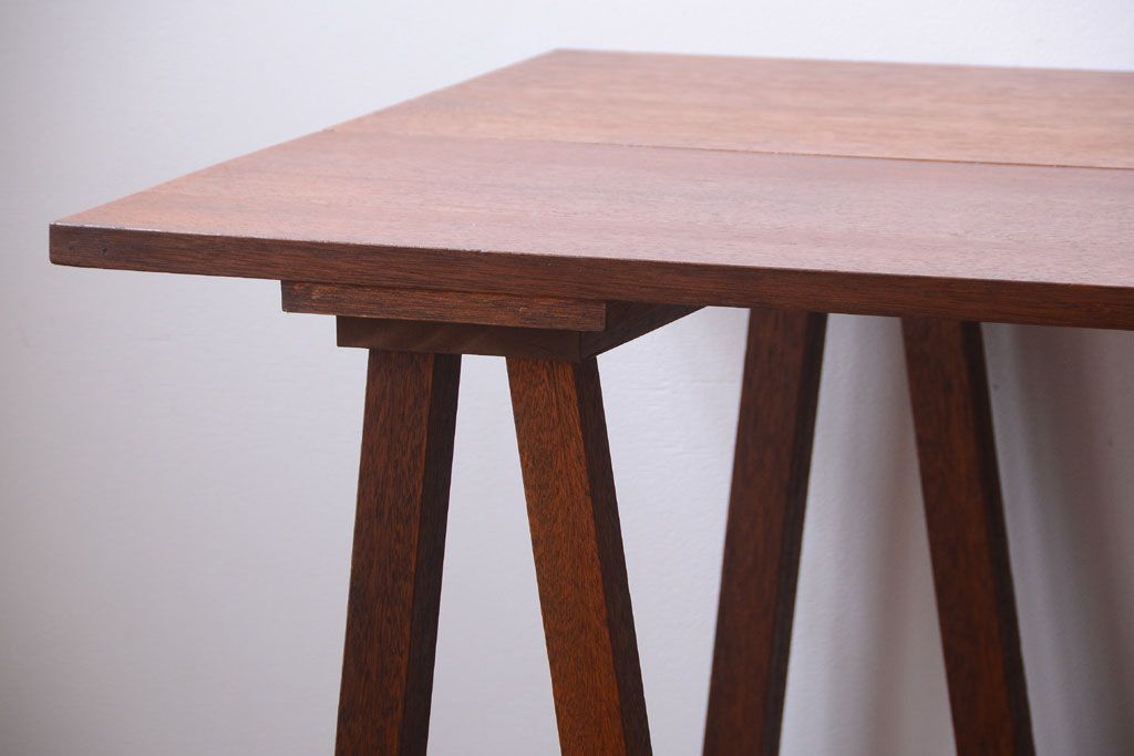 アンティーク家具　和製アンティーク　古い木の組み立て式陳列棚(テーブル)