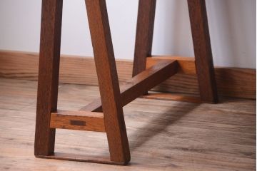 アンティーク家具　和製アンティーク　古い木の組み立て式陳列棚(テーブル)