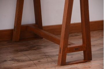 アンティーク家具　和製アンティーク　古い木の組み立て式陳列棚(テーブル)