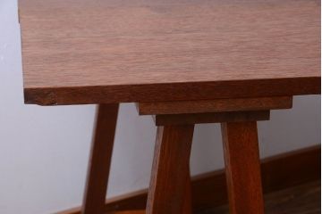 アンティーク家具　和製アンティーク　古い木の組み立て式陳列棚(テーブル)