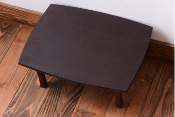 アンティーク家具　和製アンティーク　栓材製の小さな角ちゃぶ台