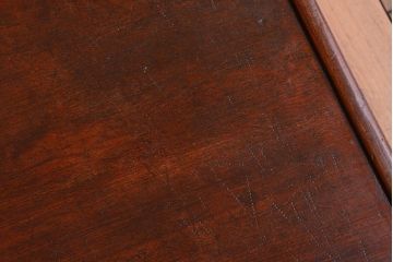 アンティーク家具　和製アンティーク　古い木の小さなアンティークちゃぶ台(座卓)