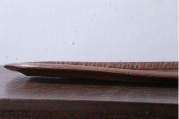 アンティーク雑貨　和製アンティーク　欅刳り貫き盆(煎茶道具?)