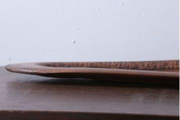 アンティーク雑貨　和製アンティーク　欅刳り貫き盆(煎茶道具?)